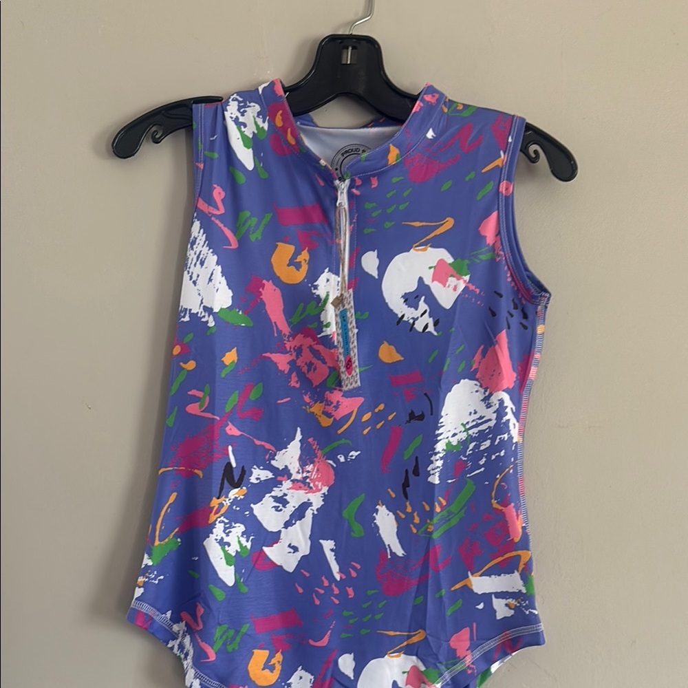 Proud 90 Colorful Abstract Print Sleeveless shirt